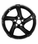 JAGUAR XFR wheel rim POLISHED BLACK 59897 stock factory oem replacement