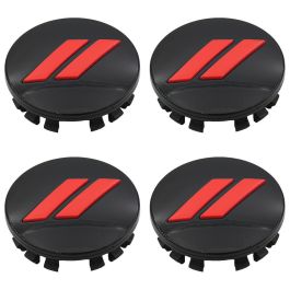 thumbnail image 2 of SRT OE Style Center Caps - 2.5" Gloss Black/Yellow - For Charger, Challenger, Durango, Jeep 2 of 5