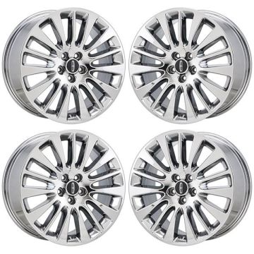 Lincoln MKC Wheel Rim PVD Bright Chrome 10018 Stock Factory OEM Replacement