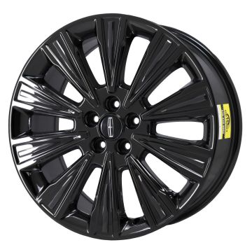 Lincoln MKZ Wheel Rim PVD Black Chrome 10023 Stock Factory OEM Replacement