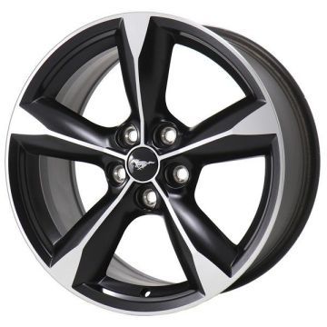 Ford Mustang Wheel Rim Machined Black 10029 Stock Factory OEM Replacement