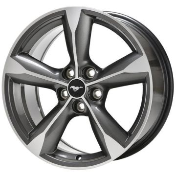 Ford Mustang Wheel Rim Machined Grey 10029 Stock Factory OEM Replacement