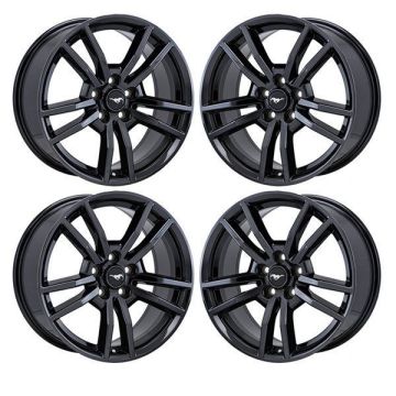 Ford Mustang Wheel Rim PVD Black Chrome 10030 Stock Factory OEM Replacement