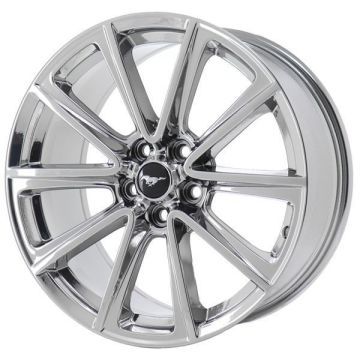 Ford Mustang Wheel Rim PVD Bright Chrome 10031 Stock Factory OEM Replacement