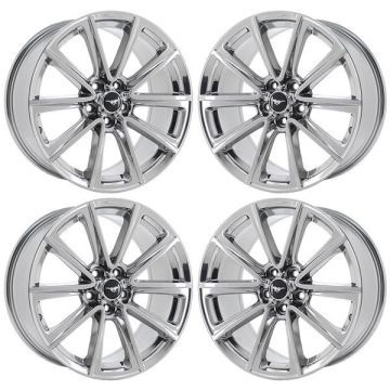 Ford Mustang Wheel Rim PVD Bright Chrome 10031 Stock Factory OEM Replacement