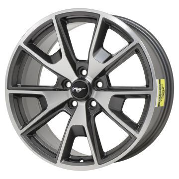 Ford Mustang Wheel Rim Machined Grey 10035 (F) Stock Factory OEM Replacement