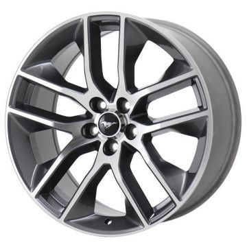 Ford Mustang Wheel Rim Machined Grey 10039 Stock Factory OEM Replacement