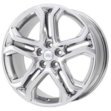 Ford Edge Wheel Rim PVD Bright Chrome 10045 Stock Factory OEM Replacement