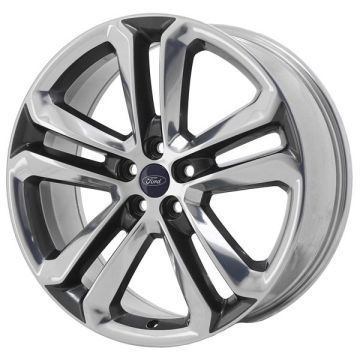 Ford Edge Wheel Rim Polished Black 10047 Stock Factory OEM Replacement