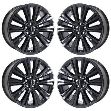 Lincoln MKX Wheel Rim PVD Black Chrome 10074 Stock Factory OEM Replacement