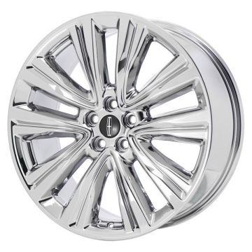Lincoln MKX Wheel Rim PVD Bright Chrome 10074 Stock Factory OEM Replacement