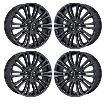 Lincoln MKX Wheel Rim PVD Black Chrome 10075 Stock Factory OEM Replacement