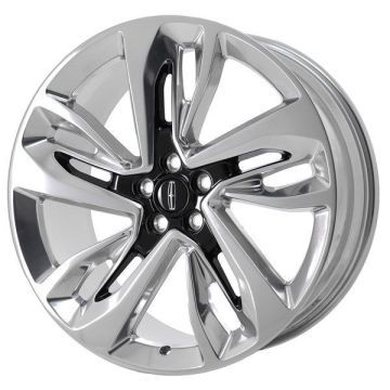 Lincoln MKX Wheel Rim Polished Black 10076 Stock Factory OEM Replacement