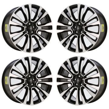 Lincoln MKX Exchange Wheels Set of 4-Exchange Rims Set of 4 Machine Black 10077