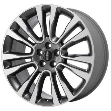 Lincoln MKX Wheel Rim Machined Hyper Silver 10077 Stock Factory OEM Replacement
