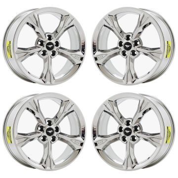 Ford Mustang Wheel Rim PVD Bright Chrome 10081 Stock Factory OEM Replacement