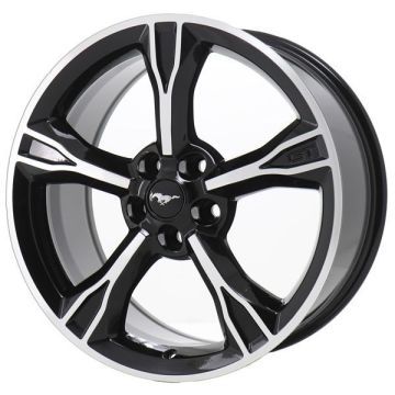 Ford Mustang Wheel Rim Machined Black 10081 Stock Factory OEM Replacement