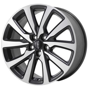 Lincoln Continental Wheel Rim Machined Grey 10087 Stock Factory OEM Replacement