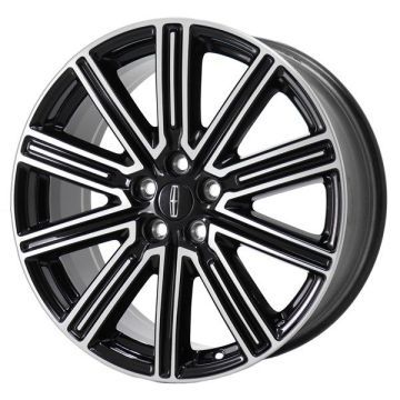 Lincoln Continental Wheel Rim Machined Black 10088 Stock Factory OEM Replacement