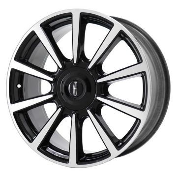 Lincoln Continental Wheel Rim Machined Black 10089 Stock Factory OEM Replacement