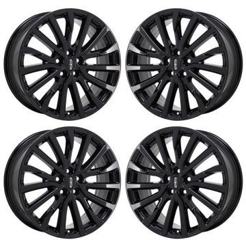 Lincoln Continental Exchange Wheels Set of 4-Exchange Rims Set of 4 Gloss Black 10090