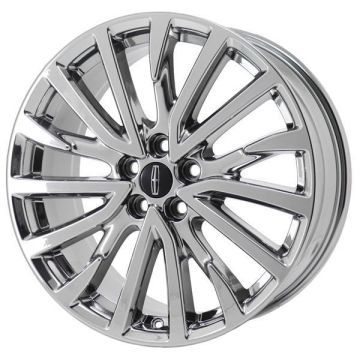 Lincoln Continental Wheel Rim PVD Bright Chrome 10090 Stock Factory OEM Replacement