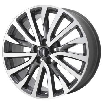 Lincoln Continental Wheel Rim Machined Grey 10090 Stock Factory OEM Replacement