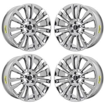 Lincoln Continental Wheel Rim PVD Bright Chrome 10091 Stock Factory OEM Replacement