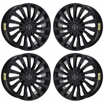 Lincoln Continental Exchange Wheels Set of 4-Exchange Rims Set of 4 Gloss Black 10092