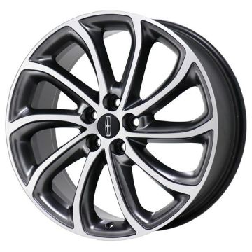 Lincoln MKZ Wheel Rim Machined Lip Grey 10128 Stock Factory OEM Replacement