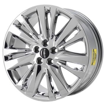 Lincoln MKZ Wheel Rim PVD Bright Chrome 10129 Stock Factory OEM Replacement