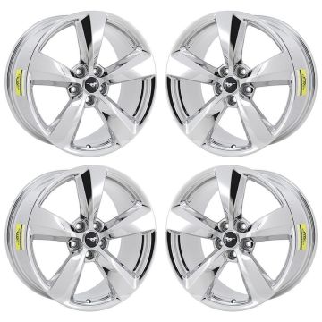 Ford Mustang Wheel Rim PVD Bright Chrome 10158 Stock Factory OEM Replacement
