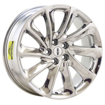 Lincoln Aviator Wheel Rim PVD Bright Chrome 10188 Stock Factory OEM Replacement