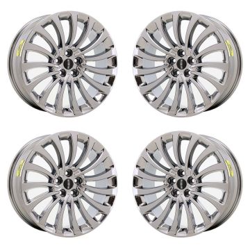 Lincoln Aviator Wheel Rim PVD Bright Chrome 10189 Stock Factory OEM Replacement