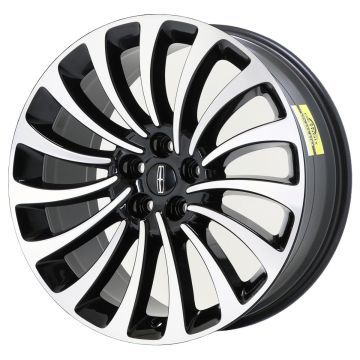 Lincoln Aviator Wheel Rim Machined Black 10189 Stock Factory OEM Replacement