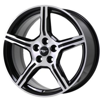 Ford Mustang Wheel Rim Machined Black 10220 Stock Factory OEM Replacement