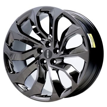 Lincoln Aviator Wheel Rim PVD Black Chrome 10239 Stock Factory OEM Replacement