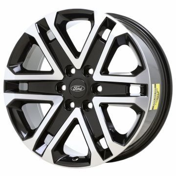 Ford F-150 Wheel Rim Machined Black 10345 Stock Factory OEM Replacement