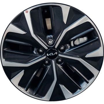 Kia EV6 Wheel Rim Machined Black 10445 Stock Factory OEM Replacement