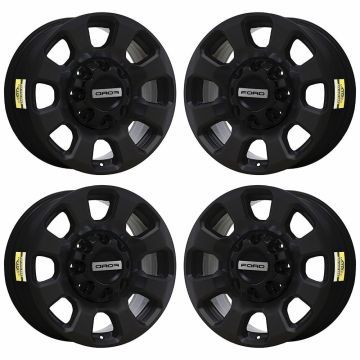 Ford F-250 Exchange Wheels Set of 4-Exchange Rims Set of 4 Satin Black 10481