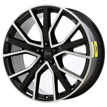 Audi S7 Wheel Rim Machined Black 12010 Stock Factory OEM Replacement