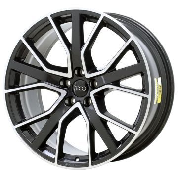 Audi A8 Wheel Rim Machined Black ALY12013 Stock Factory OEM Replacement