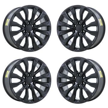 GMC Yukon Exchange Wheels Set of 4-Exchange Rims Set of 4 Satin Black 14025