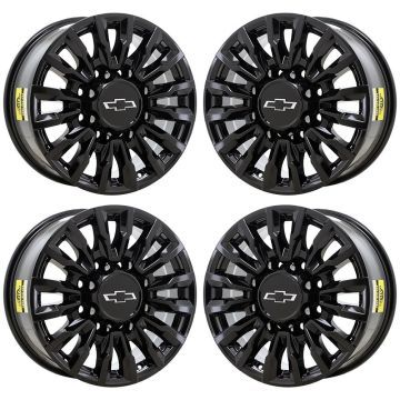 Chevrolet Silverado 2500 Exchange Wheels Set of 4-Exchange Rims Set of 4 Gloss Black 14031