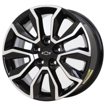 Chevrolet Trailblazer Wheel Rim Machined Black 14039 Stock Factory OEM Replacement