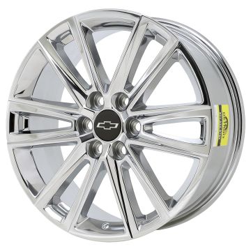 Chevrolet Traverse Wheel Rim PVD Bright Chrome 14066 Stock Factory OEM Replacement