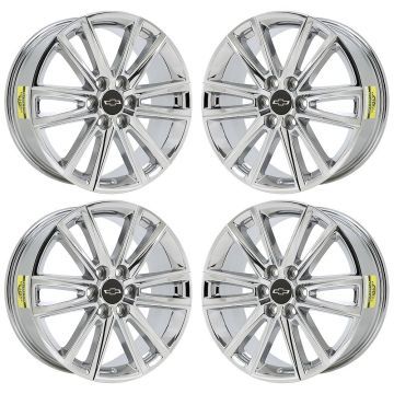 Chevrolet Traverse Wheel Rim PVD Bright Chrome 14066 Stock Factory OEM Replacement