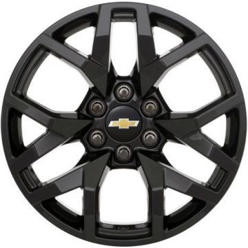 Chevrolet Suburban Wheel Rim Gloss Black 14076 Stock Factory OEM Replacement