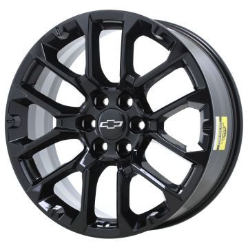 Chevrolet Silverado 1500 Wheel Rim Gloss Black 14079 Stock Factory OEM Replacement