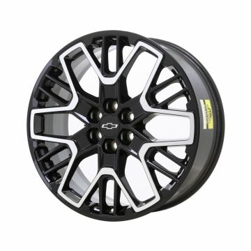 Chevrolet Blazer Wheel Rim Machined Black 14085 Stock Factory OEM Replacement